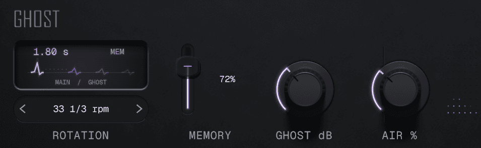 Lacquer Ghost with Rotation, Memory and Air controls
