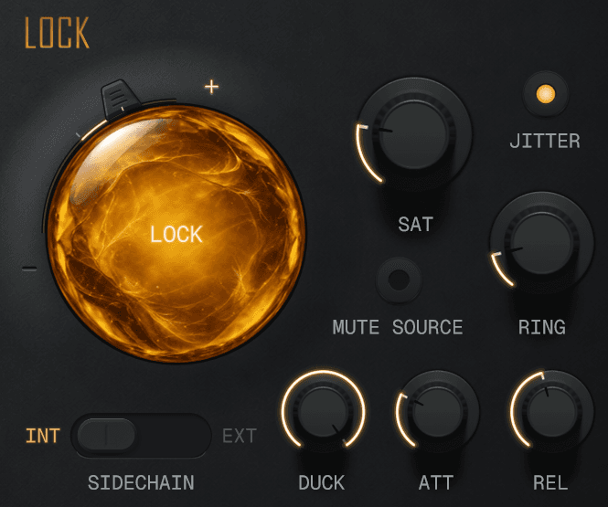 Resin Lock with Jitter, saturation, ring modulation and ducking controls