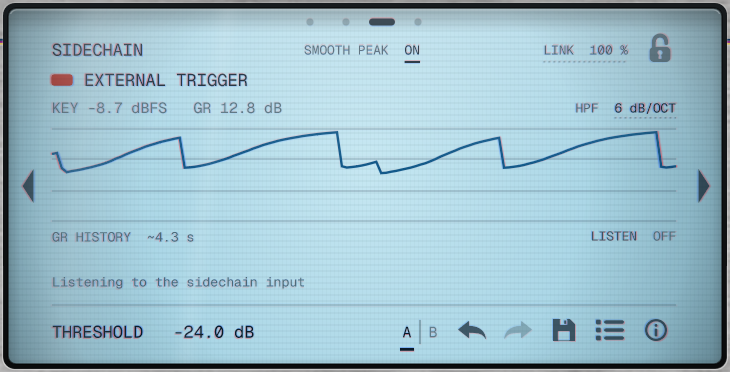 The Sidechain page